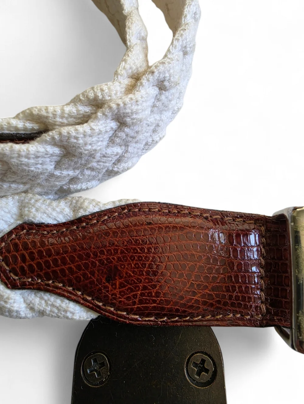 Vintage genuine lizard